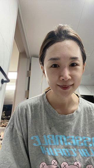 스킨큐어 산다화 울트라 젠틀 약산성 세안제 — 5점을 준 리뷰어가 2023년 3월 올린 사용 사진
