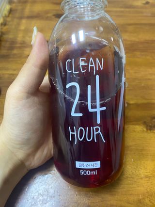 클린24시간 1BOX(5포) + 전용보틀(500ml) — 5점을 준 리뷰어가 2023년 5월 올린 사용 사진