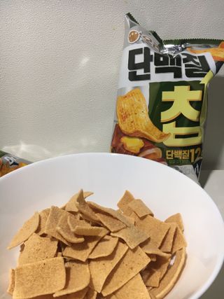 맛있게 채우는 단백질 12g, 닥터유 단백질칩 — 5점을 준 리뷰어가 2023년 12월 올린 사용 사진
