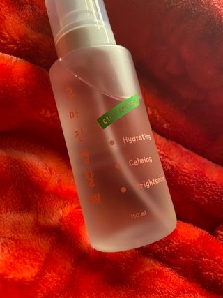 [시카앰플] 묘오한 고마진정할때 진정 스프레이 앰플 150ml — 5점을 준 리뷰어가 2021년 3월 올린 사용 사진