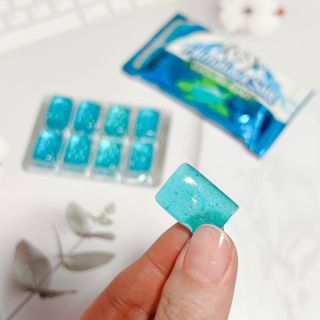 마요라 히말라야 솔트 캔디 2종-페퍼민트 맛, 라임민트 맛 — 5점을 준 리뷰어가 2022년 12월 올린 사용 사진