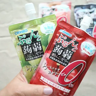 ORIHIRO 오리히로 곤약젤리 제로칼로리 130g 4종 4팩(맛별로 1팩씩) — 5점을 준 리뷰어가 2023년 2월 올린 사용 사진