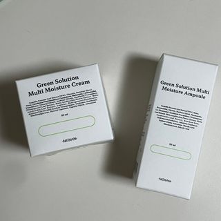 [녹산] 그린 솔루션 멀티 수분 앰플 + 그린 솔루션 멀티 수분크림 — 4.5점을 준 리뷰어가 2022년 11월 올린 사용 사진