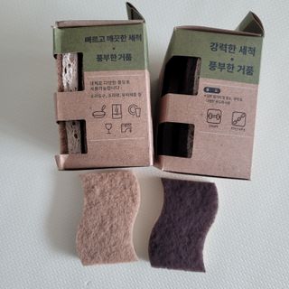 3M 스카치브라이트 그리너클린 천연펄프수세미 — 5점을 준 리뷰어가 2023년 3월 올린 사용 사진
