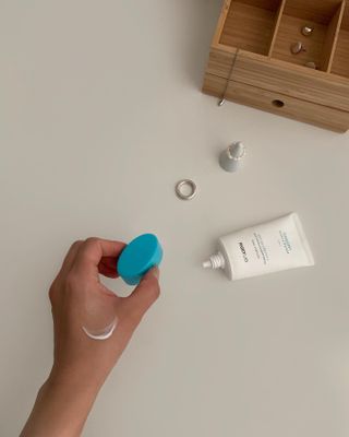 파시랩 그린 플러스 선크림 — 5점을 준 리뷰어가 2021년 6월 올린 사용 사진
