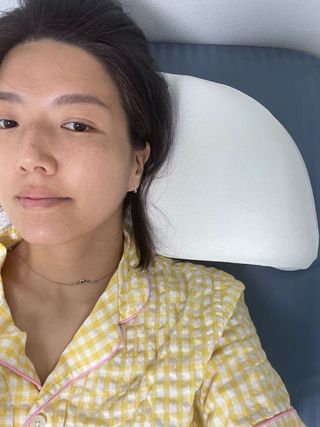 라포르 프리미엄 / 뒤척임 없이 편안한 밤, 바로베개 — 5점을 준 리뷰어가 2024년 8월 올린 사용 사진