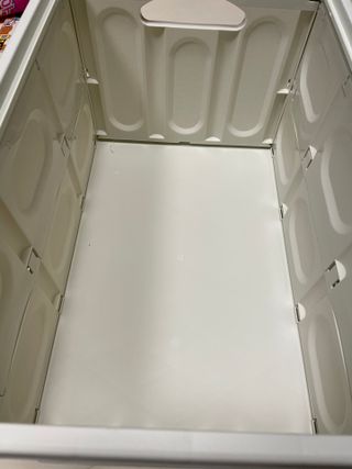 나무드 [nothing] 접이식 폴딩박스 수납 정리함 공간 리빙 박스 56L — 5점을 준 리뷰어가 2021년 10월 올린 사용 사진
