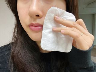 디어엘로디 프리미엄 유기농 베이비 솜티슈 40매 3 + 1 PACK — 5점을 준 리뷰어가 2021년 3월 올린 사용 사진