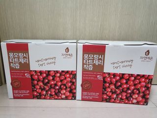 자연에온 몽모랑시 타트체리 착즙 100mL 10개입 2BOX — 5점을 준 리뷰어가 2021년 1월 올린 사용 사진