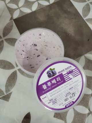 [브레이브퀸] 수제 그릭 요거트 3종세트 플레인 블루베리 청포도 — 5점을 준 리뷰어가 2021년 12월 올린 사용 사진