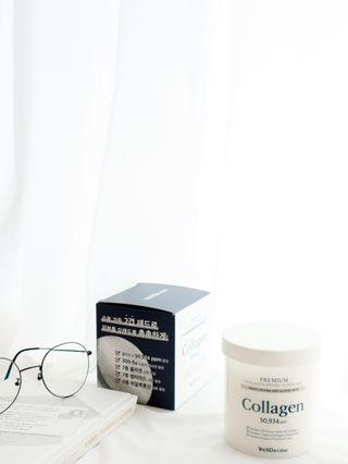 웰더마 프리미엄 콜라겐 하이드로 토너 패드 60매/1개 — 5점을 준 리뷰어가 2025년 7월 올린 사용 사진