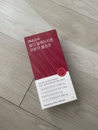 [덜다] 글루타치온 저분자 콜라겐 (20g x 15포) — 4.5점을 준 리뷰어가 2023년 7월 올린 사용 사진