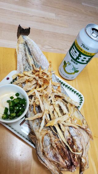 [오늘바스켓] 용대리 손질하늘태 130g — 5점을 준 리뷰어가 2021년 6월 올린 사용 사진