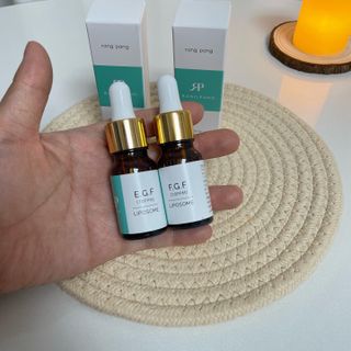 랑팡 EGF+FGF 10ppm 리포좀 앰플 원액 10ml — 4점을 준 리뷰어가 2021년 11월 올린 사용 사진