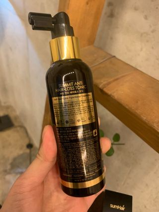 썸헤어 / SUMHAIR 썸헤어 써밋 안티 헤어로스 토닉 — 4점을 준 리뷰어가 2021년 5월 올린 사용 사진