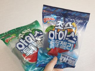 롯데제과 죠스바 아이스 톡톡 젤리 — 5점을 준 리뷰어가 2021년 10월 올린 사용 사진