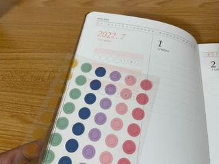 리훈 2022년 이야기다이어리 그란데 하반기(7-12월, 6개월) — 5점을 준 리뷰어가 2022년 6월 올린 사용 사진