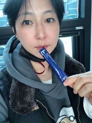 똥기사의 케이푸드 화이버슬림 — 4점을 준 리뷰어가 2021년 2월 올린 사용 사진