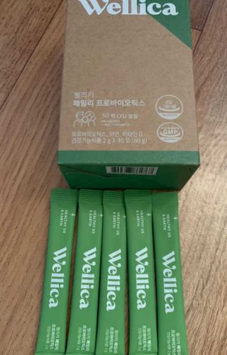 웰리카 패밀리 프로바이오틱스 — 5점을 준 리뷰어가 2021년 1월 올린 사용 사진