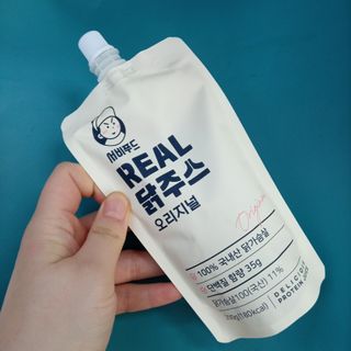 서비푸드 리얼 닭주스 오리지널 200g 1세트 10개입 — 5점을 준 리뷰어가 2022년 1월 올린 사용 사진