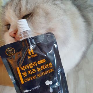 닥터할리 펫 치즈 뉴트리션 — 5점을 준 리뷰어가 2021년 9월 올린 사용 사진