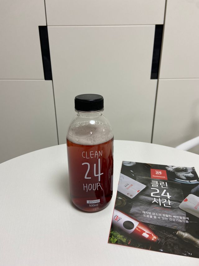 클린24시간 1BOX(5포) + 전용보틀(500ml) 리뷰 사진