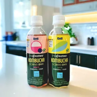 더그레잇티 콤부차 [매일유업] 더그레잇티 44kcal 콤부차 300ml *12개입 (오리지널 6개+베리리치 6개) — 5점을 준 리뷰어가 2023년 8월 올린 사용 사진
