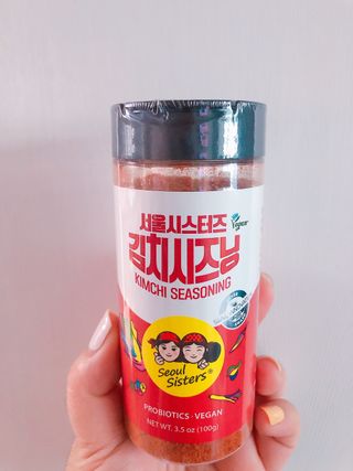 [서울시스터즈] 김치시즈닝 국내 최초 뿌려먹는 김치파우더 100g 1개+ 신제품 김치스낵 90g 2개 — 5점을 준 리뷰어가 2021년 8월 올린 사용 사진