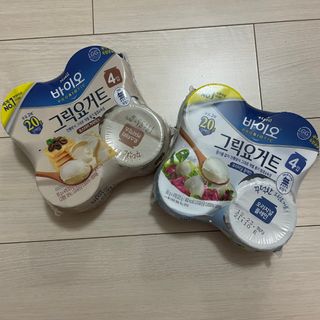 매일바이오 그릭요거트 오리지널 플레인 4개, 로스터리 커피믹스 4개 — 4점을 준 리뷰어가 2021년 12월 올린 사용 사진