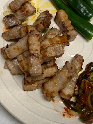 찐신선 한끼한팩 미국 냉동 목살 & 네덜란드 냉동 삼겹살 SET — 5점을 준 리뷰어가 2021년 10월 올린 사용 사진