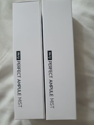 리생 [Re생] 퍼팩트 앰플 이중 기능성 미스트 100ml  피부미백 주름개선 = 총 2개 200ml 증정 — 5점을 준 리뷰어가 2021년 9월 올린 사용 사진