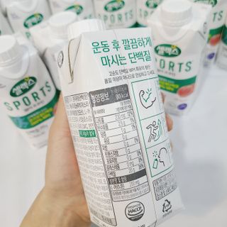 셀렉스스포츠 셀렉스 스포츠 웨이 프로틴 복숭아_ 330ml x 12팩 — 4점을 준 리뷰어가 2021년 10월 올린 사용 사진