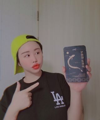 [비린내 완벽제거] 본황칠 통장어 국내산 장어즙 아르기닌 2800mg 장어즙효능 기력보강 — 5점을 준 리뷰어가 2022년 9월 올린 사용 사진