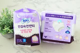 LG유니참 쏘피SOFY [SOFY] 안심숙면팬티 리뉴얼 — 5점을 준 리뷰어가 2021년 3월 올린 사용 사진