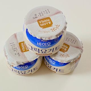 매일바이오 그릭요거트 오리지널 플레인 4개, 로스터리 커피믹스 4개 — 4점을 준 리뷰어가 2021년 12월 올린 사용 사진