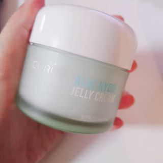 김정문알로에 큐어 큐어 알로에 리프레쉬 젤리 세럼, 큐어 알로에 하이드로 젤리 크림 — 5점을 준 리뷰어가 2021년 3월 올린 사용 사진