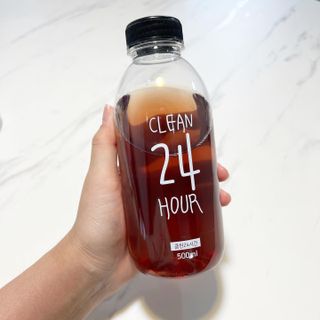 클린24시간 1BOX(5포) + 전용보틀(500ml) — 4.5점을 준 리뷰어가 2022년 10월 올린 사용 사진