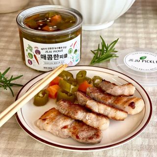 [제주피클] 수제피클 6종세트 (알싸, 달콤, 매콤, 새콤, 모듬, 아삭) — 5점을 준 리뷰어가 2022년 5월 올린 사용 사진