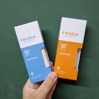 [후르디아] 혼합자차 선 에센스+톤업 선크림 2종 — 5점을 준 리뷰어가 2021년 5월 올린 사용 사진
