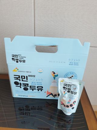 국민바이오 약콩두유 — 5점을 준 리뷰어가 2022년 5월 올린 사용 사진