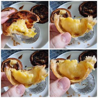 디앙뜨 포르투갈 에그타르트 오리지널 맛+패션후르츠 맛 중 택1 — 4점을 준 리뷰어가 2021년 7월 올린 사용 사진