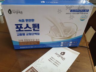자연에온 마시는 프로틴 고함량 균형단백질 음료 포스틴 125ml 10개입 1BOX — 5점을 준 리뷰어가 2021년 5월 올린 사용 사진