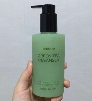 프리마인 메이크업과 들뜨는 각질까지 한방에 깐달걀로! 순하기까지한 셀베이스 그린티클렌저(200ml) — 5점을 준 리뷰어가 2023년 5월 올린 사용 사진