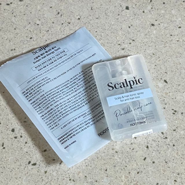 스칼픽 케어 에너지 토닉 20ml 리뷰 사진
