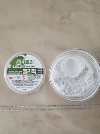 투비어레이디 젤리팩 25g /6종 중 랜덤3종 발송/ 도구가 필요없는 피부관리끝판왕 모델링팩 — 5점을 준 리뷰어가 2021년 6월 올린 사용 사진