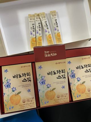 서울약사신협_배도라지스틱_10g x 60포 — 5점을 준 리뷰어가 2021년 5월 올린 사용 사진