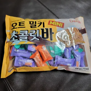 델리스 오트 밀키 초콜릿 바 — 5점을 준 리뷰어가 2023년 1월 올린 사용 사진