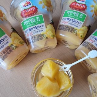 돌 MF[Dole] 파인애플컵/망고컵/복숭아컵 198g 6입X1박스 (맛 1가지 랜덤 발송) — 5점을 준 리뷰어가 2024년 5월 올린 사용 사진