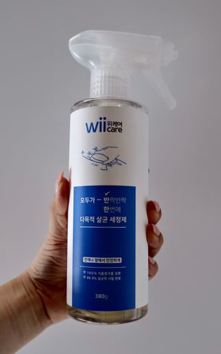 위케어 천연 주방세세, 에어프라이어세제, 다목적세정제, 발포텀블러세정제 — 4점을 준 리뷰어가 2021년 2월 올린 사용 사진