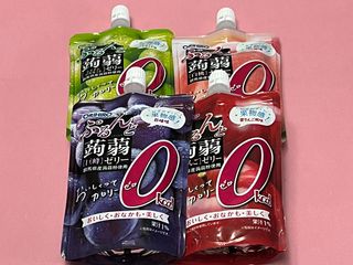 ORIHIRO 오리히로 곤약젤리 제로칼로리 130g 4종 4팩(맛별로 1팩씩) — 5점을 준 리뷰어가 2022년 12월 올린 사용 사진